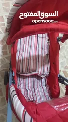  1 عرباية شارع للتوأم بحاله ممتازه وفرش جديد
