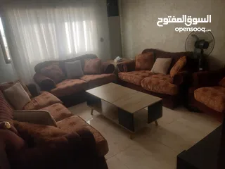  1 طقم كنب  للبيع مستعمل الزرقاء الجديدة جبل المغير