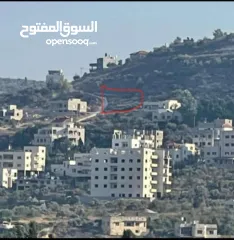  2 ارض للبيع في عنبتا منطقه الجبل الجنوبي تصنيف أ واصلها جميع الخدمات على شارع مزفت