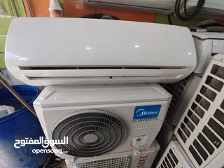 1 مكيفات ميديا فل إنڨيرتر مستعملة في حالة ممتازة طن وطن ونص