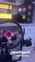  2 Steering wheel Logitech G29 محاكي طبق الاصل دركسون مع هاند بريك و جير الأصلي