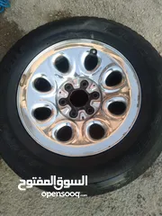  10 جنطات 16 وجنطات وسبيرات مشكله