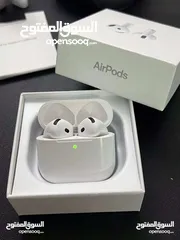  17 أختار الأصلي وريح راسك النسخة الأحدث والأقوى  بطارية تصل إلى 5ساعات من الأستخدام Apple AirPods 4 AN
