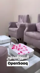  15 صالون تجميل نسائي فاخر بمساحة واسعة في منطقة مواطنين مجهز بجميع الادوات و المعدات في الجرف عجمان