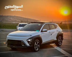  2 هونداي كونا  هايبرد (بنزين+كهرباء )  الشكل الجديد  فل الفل مميز بدون فتحة 2023/
