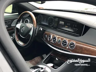  17 مرسيدس S550 اسود ملكي 4 فصوص كت 63 للبيع