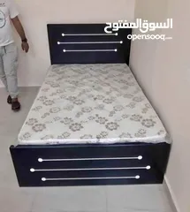  15 Brand New Single velvet Bed With Mattress in 250 only Limited Time Offer