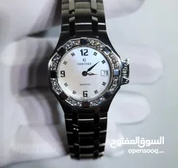  2 ساعة سويسرية مع فصوص ألماس