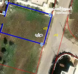  1 ارض 782متر من اراضي حوارة حوض القرام بالقرب من حماية الاسرة منطقة فلل