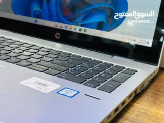  6 أتش بي  كور7_جيل8 رام8ج  هارد SSD_256  شاشه 15.6 FHD لمس  كيبورد مضيء و تايب سي ضمان شهر