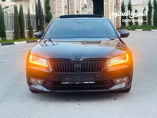  1 سكودا سوبير 2017/16 مع فتحة فل الفل ديزل متور 2000.  190 حصان