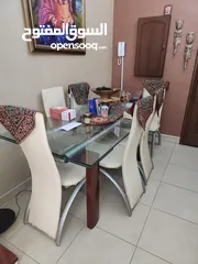  1 Dining table with 6 chairs urgently sale