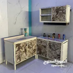  6 كاونتر مع ملحق وسنكي مرمر