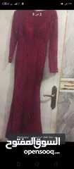  2 فستان لون خمري بزبط شرعي