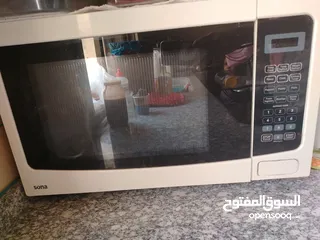  1 مايكروويف سونا 30 ليتر نضيف جدا استعمال بسيط