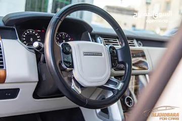  18 Range Rover Vogue 2019 Autobiography Black package   السيارة وارد الماني و قطعت مسافة 25,000 كم فقط