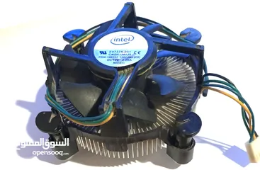  2 مروحة انتل اصليه لمعالج كمبيوتر lga 775 + معالج دول كور E5700 Dual-core CPU