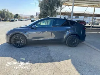  5 Tesla Model Y 2021 Long Range Dual Motor   B+جمرك جديد ، فحص كامل اوتوسكور