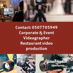  1 Social media marketing Corporate & Event Videographer Restaurant video production