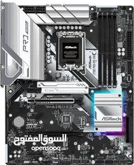  2 ASRock Z790 Pro RS/D4 Motherboard, Supports Intel 12th and 13th Generation CPU (LGA1700), Z790 Chips
