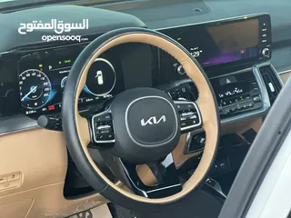  13 كايا سورينتو 2023 فل الفل  فتحة سقف بانوراما  4x4 ///240Hp بنزين + كهرباء  ( Haybrid) 1600cc