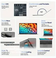  4 لابتوب teclast f16 pro جيجا رام 16 ومساحة 512 جيجا SSD (جديد)