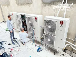  24 مكيف مركزي فل انفيرتر بنظام A+++ حامي ونظام A++ لنظام البارد نسبه توفير 65%