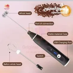  8 مضرب خفاق نسكافيه لعمل رغوة النسكافيه خلاط 2 في 1 شحن 3 سرعات خفاقة النسكافية نسكافية  و الكابتشينو