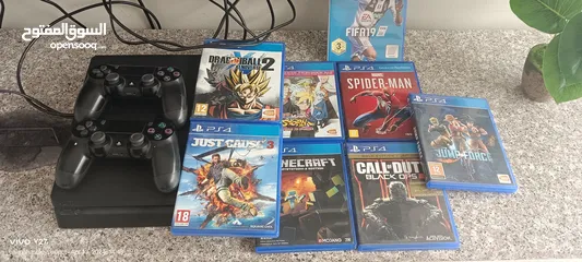 1 PS4 with games console