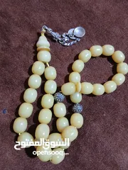  1 سبحه مسبحه مسباح   مسكي الماني انتيك  انتيك قديم جدا  رائحه عبق الزمان عطاب قوي