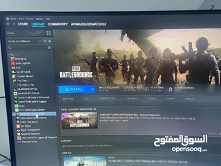  15 عرض ناري! PC جيمنغ + حساب ستيم + ماوس وكيبورد جيمنغ فقط بـ 180