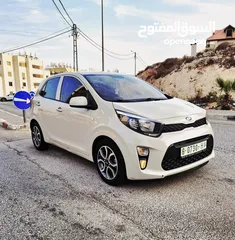  3 كيا مورنينج 2020 عداد قليل 39 ألف كيلو دهان الشركة ولا غرام