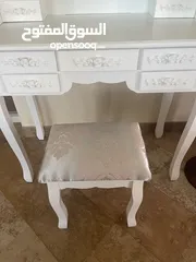  2 Vanity Table Desk With Stool Chair Aesthetic
