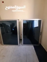  2 شبابيك دبل جلاس بحال الوكاله عدد 10 200*150
