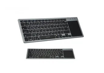  3 Porodo Wireless Keyboard With Touch-Pad Compatible with Mac/ Windows
