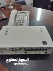  4 مقسم panasonic مع جهاز ماستر شامل البرمجة والتركيب