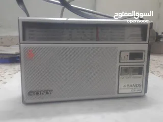  1 اجهزة راديو يابانية اصلية  سوني  وسيلفر  ياباني وفيلبس هولندي