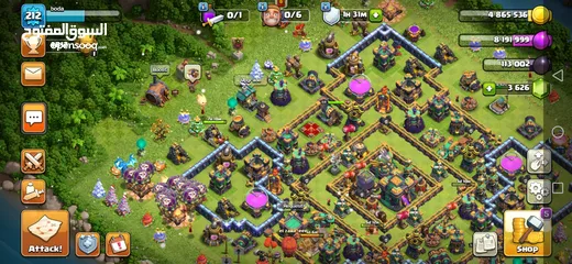  5 Clash of clans townhall 14 max