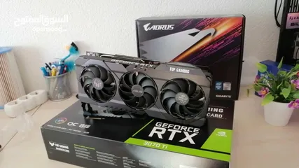  8 ASUS GEFORCE RTX 3070 TI 8GB كرت شاشة 8GB