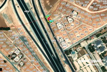  4 للبيع قطعة ارض من اراضي جنوب عمان الطنيب موقع مميز واجهة على الشارع العام