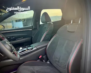  11 هونداي توسان  N-LINE  فل بدون فتحة  2x4 ///240Hp بنزين + كهرباء  2022 ( Haybrid) 1600cc