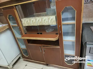  4 بوفة مطبخ مستعمل بحاله جيده جدا