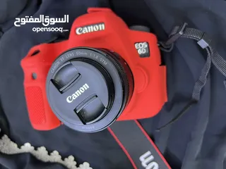  2 كاميرا كانون 6 d عدسة 50mm