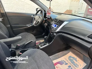  17 هونداي اكسنت موديل 2017 بحاله الوكالة محرك 16 لسعر 7600ونهائي