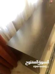  10 بوفيه   خشبي بني محروق