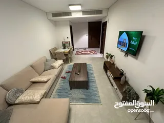  1 luxury furnished flat  with swimming pool view in muscat hills