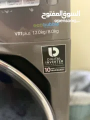  2 غسالة سامسونج مع شاشة حديثة12كيلو 2019