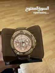 4 Michael Kors rose gold bronze chronograph women’s watch