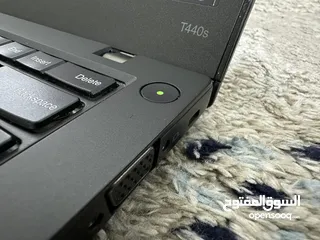  7 لينوفو T440s (فئة S) سلم خفيفة جداً، رام 8 كيكا، SSD 128، نظيف جداً + 5 ملحقات بالباكيت