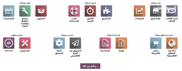  2 متخصصون في تنفيذ نظام اودو لتخطيط موارد المؤسسات Odoo ERP System